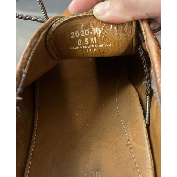 T.B. Phelps David Oxford Saddle Shoes Brown Two Tone Leather Size 8.5 M main image 8